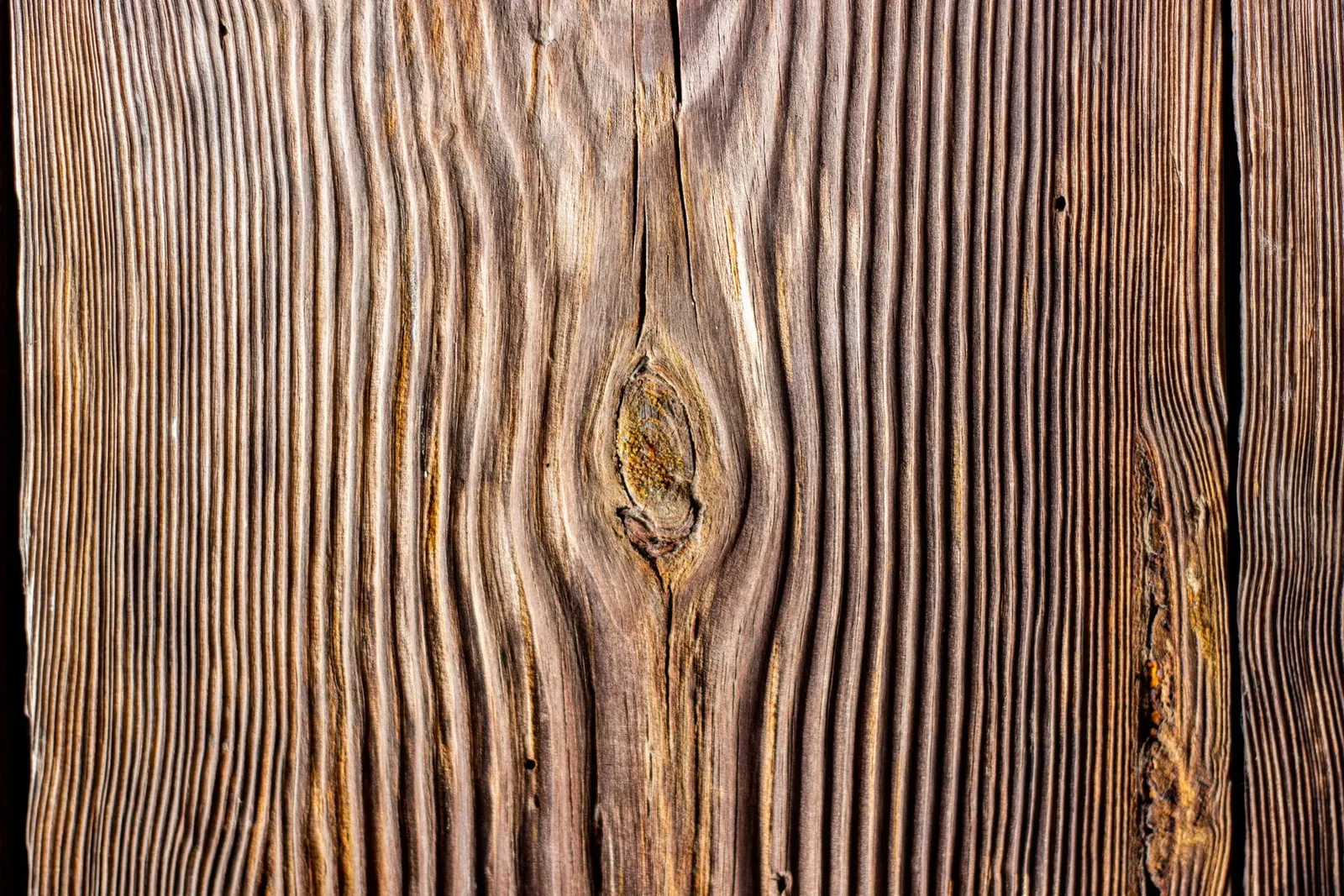 Close view of warm wood grain and natural variation